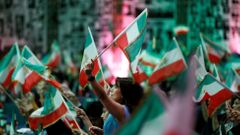 Protesty na podporu Íránu