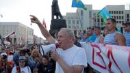 Demonstrací se zúčastnil i opoziční politik Vladimir Njakljajev.