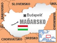 Mapa - Maďarsko