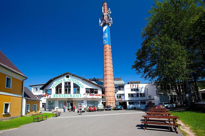 Sklárna, muzeum a lázně Harrachov.