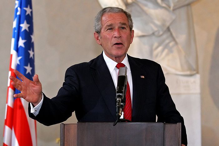 Tisková konference - George Bush