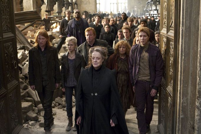 Maggie Smith jako Minerva McGonagallová v posledním dílu série Harry Potter a Relikvie smrti - část 2.