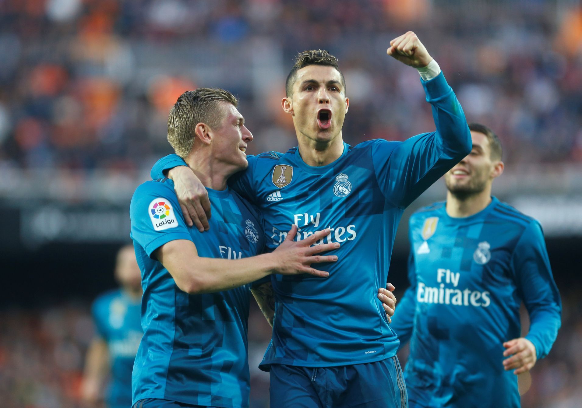 Valencia - Real: radost Kroose a Ronalda