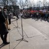 Demonstrace proti povinnému očkování