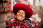 Žena v Peru...