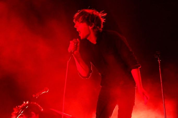 Thomas Mars z francouzské indie kapely Phoenix.