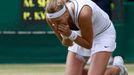 Petra Kvitová ve Wimbledonu 2011. Tady dosáhla zatím svůj největší úspěch v kariéře