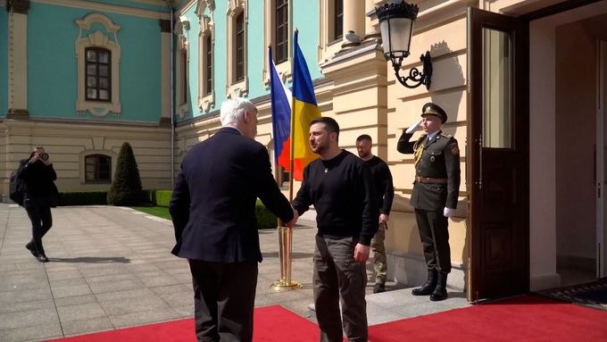 Zelenskyj se v Kyjevě setkal s českým prezidentem