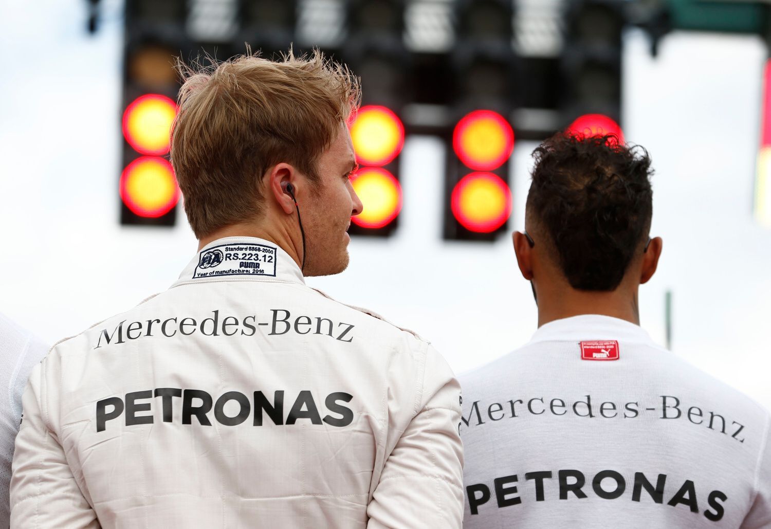 F1, VC Německa 216: Nico Rosberg a Lewis Hamilton, Mercedes