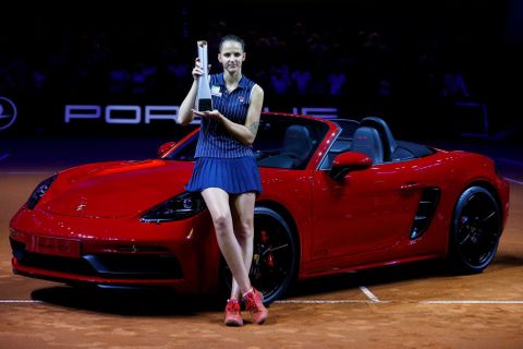 Karolína Plíšková ve finále turnaje ve Stuttgartu 2018