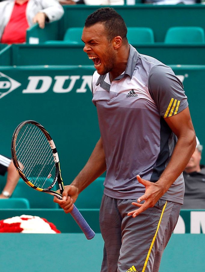 Jo-Wilfried Tsonga ve čtvrtfinále masters v Monte Carlu