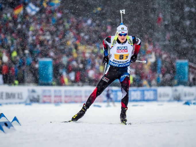 biatlon, MS 2019 v Östersundu, smíšená štafeta, Ondřej Moravec