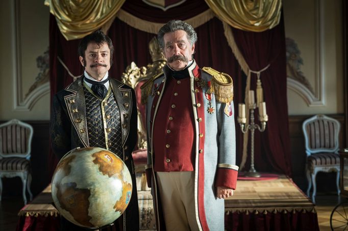 Jiří Mádl a Pavel Kříž v pohádce Záhada strašidelného zámku.