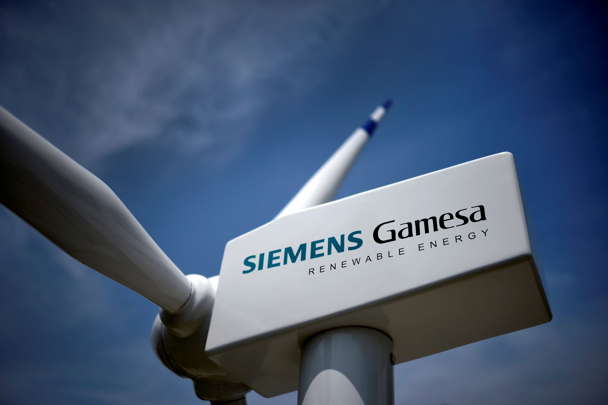 Větrná turbína Siemens.