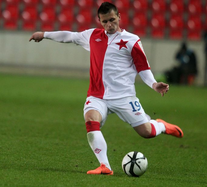 Fotbal, Gambrinus liga, Slavia - Dukla: Matúš Čonka