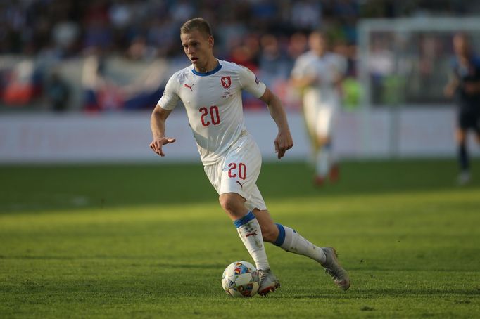 fotbal, Liga národů 2018/2019, Slovensko - Česko, Matěj Vydra