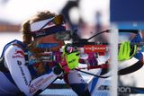 Jedinou letošní českou medaili získala 24letá biatlonistka díky bezchybné střelbě.