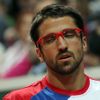 Davis Cup: Česko - Srbsko (Tipsarevič, smutek)