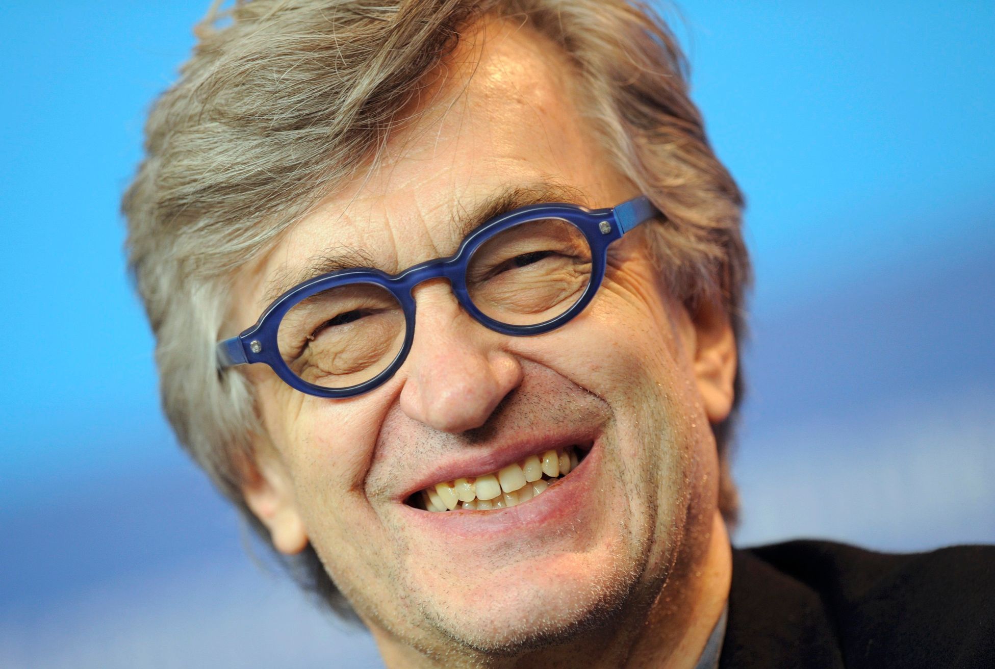 Director Wenders attends news conference at the 65th Berlinale International Film Festival in Berlin