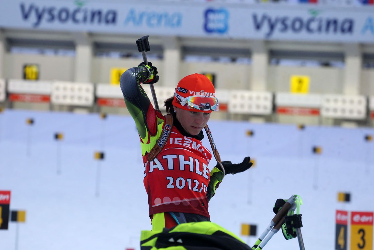 Biatlonistka Veronika Vítková se chystá na novoměstské mistrovství světa