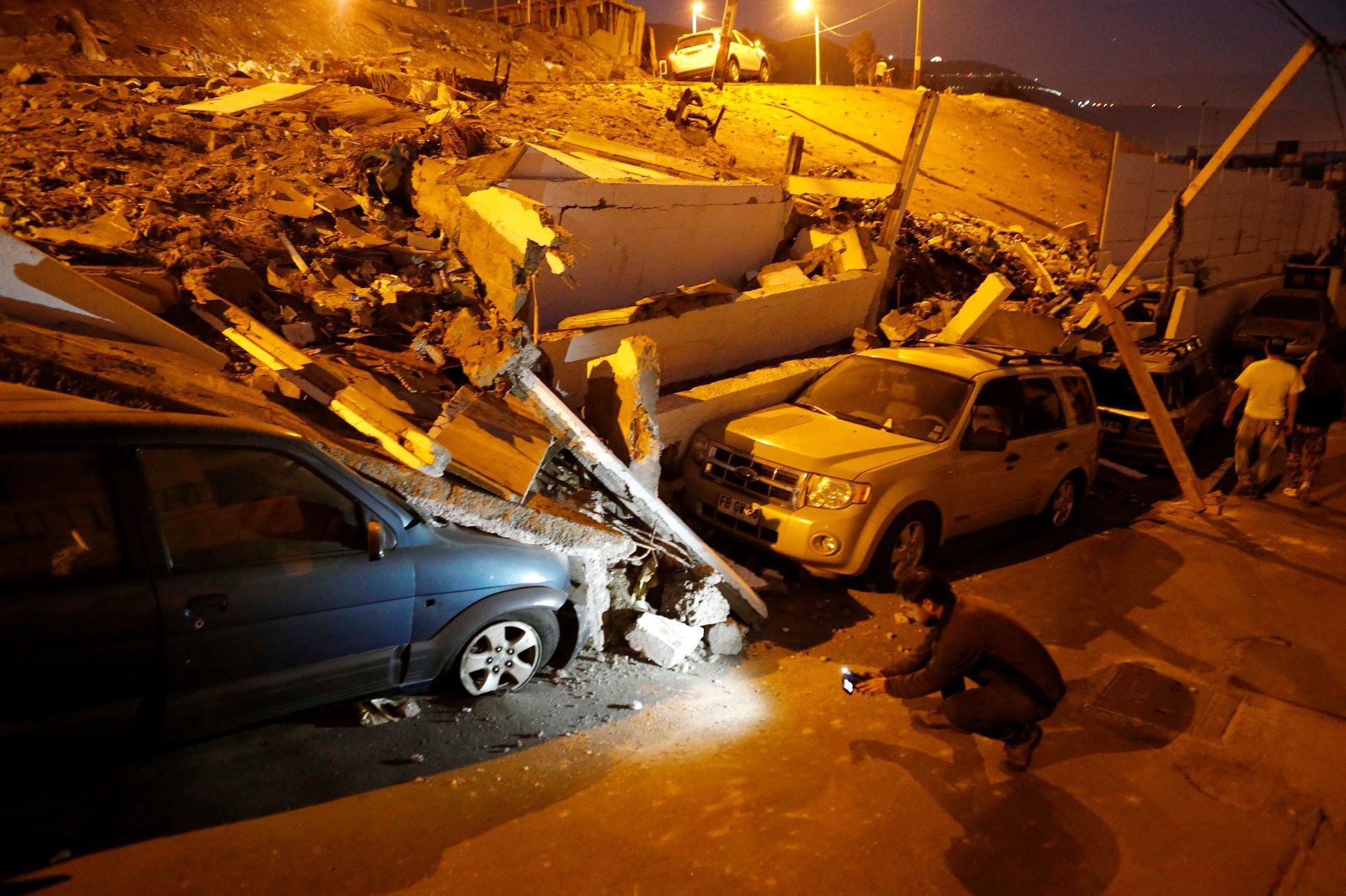 Iquique - Chile - zemětřesení - 2. dubna 2014