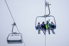 Obleva zkazila lyžařům prodloužený víkend na horách, nejlepší podmínky byly v sobotu