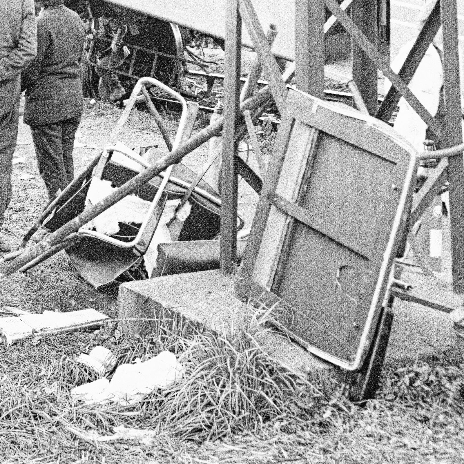 Jednorázové užití / Fotogalerie / Tato smrtící nehoda vlaků v Praze Hloubětíně si před 55 lety vyžádala 13 životů / V
