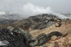 Kraj zaplatí likvidaci doutnajících pneumatik u Tušimic