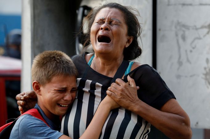 Nepokoje vězňů ve venezuelské Valencii, které si vyžádaly desítky mrtvých - březen 2018