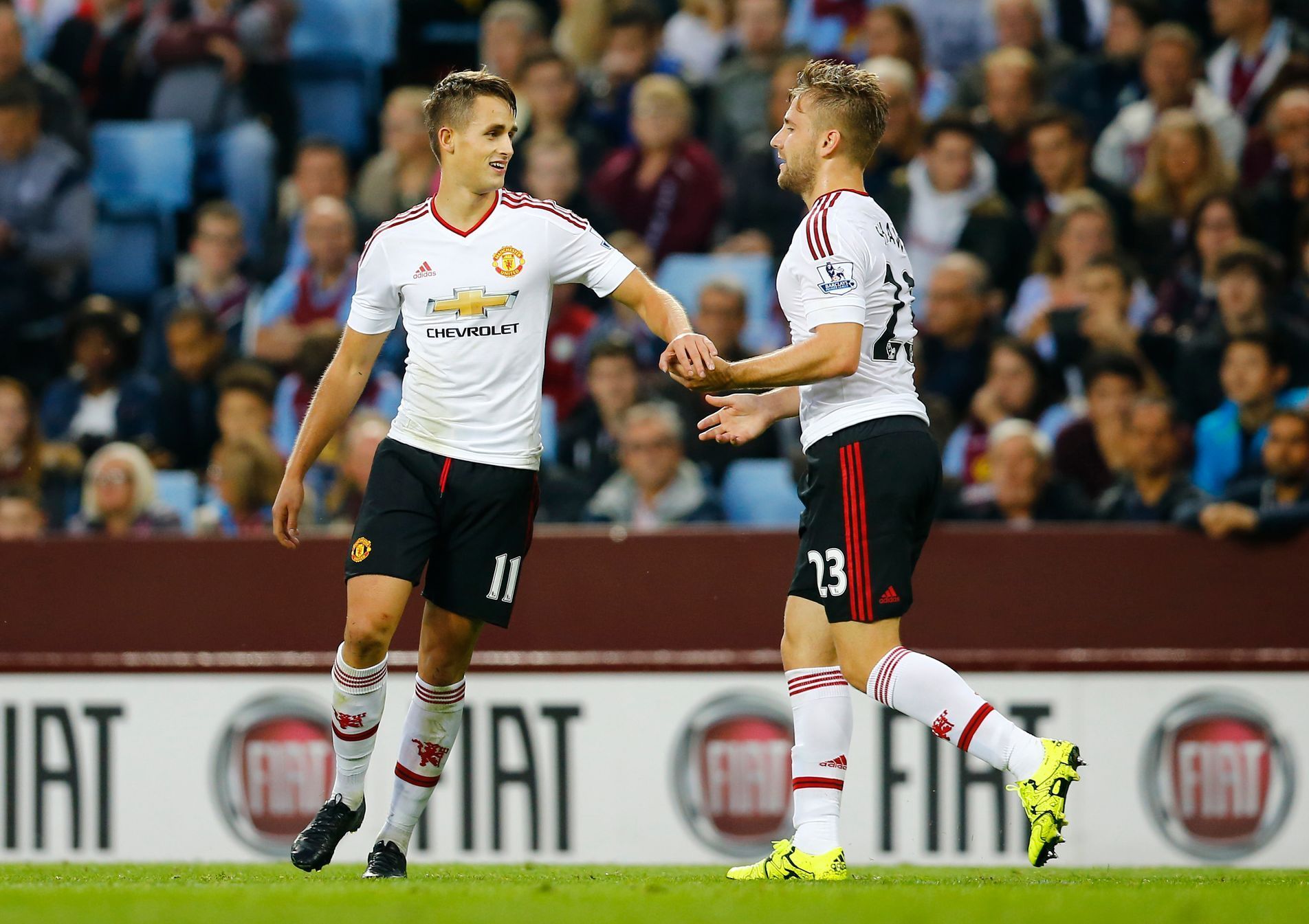 PL, Aston Villia-Manchester United: Adnan Januzaj a Luke Shaw