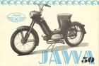 Jawa, typ 550, měla typickou kapotáž pod sedlem, a díky tomuto detailu lidé začali říkat tomuto malému motocyklu Pařez.