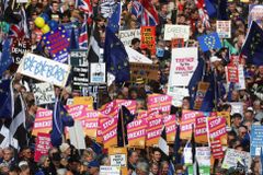 Jsem rozzuřená, nikdo nás neposlouchá. Demonstranti v Londýně žádali nové referendum