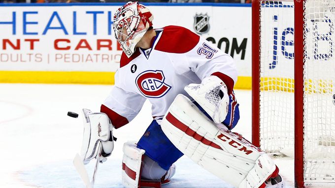 Carey Price z Montrealu je jedním z kandidátu na Vezinovu trofej pro nejlepšího brankáře NHL.