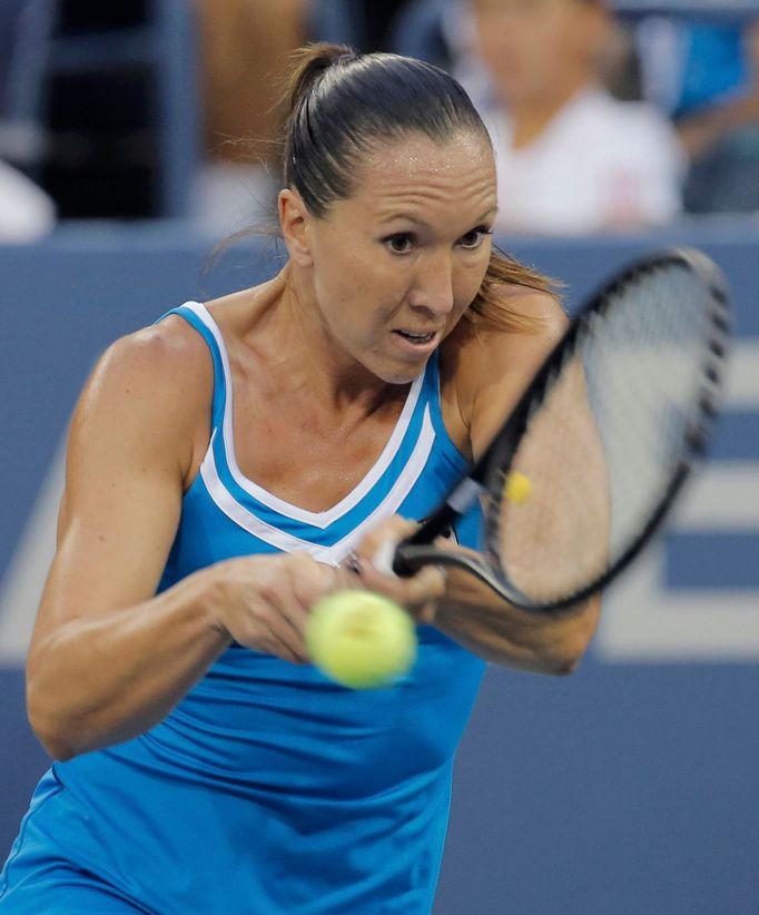 Jelena Jankovičová na tenisovém US Open 2013