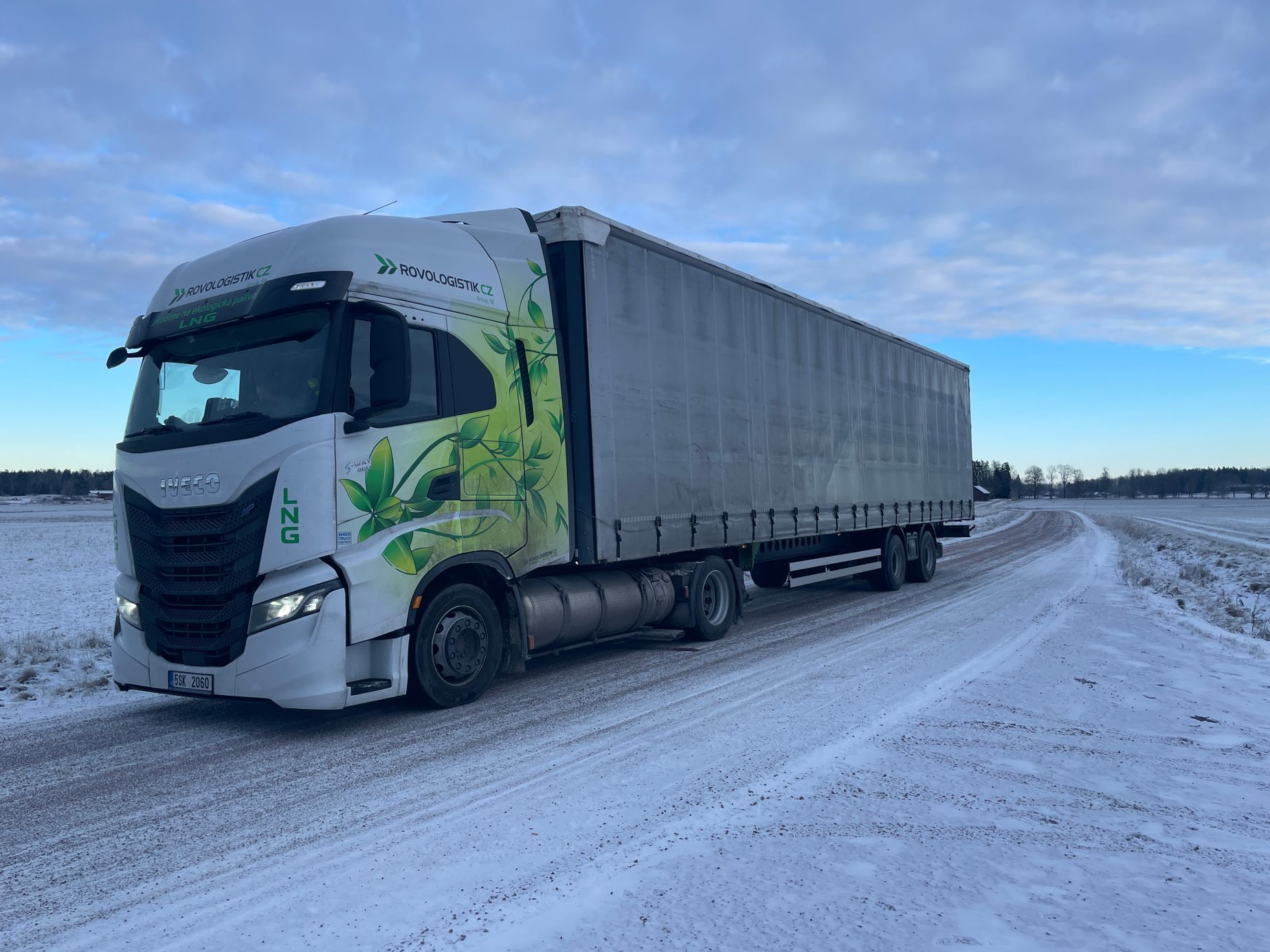 LNG kamion reportáž z cesty do Švédska