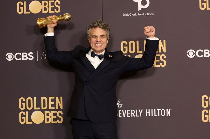 Herec Mark Ruffalo s cenou za film Chudáčci.