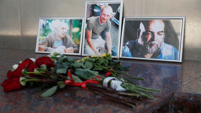 Zavraždění ruští novináři.