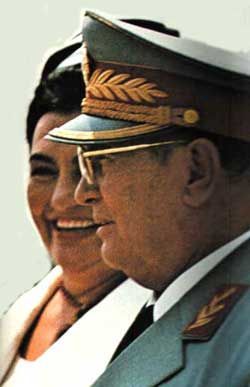 Jovanka a Josip Broz Tito