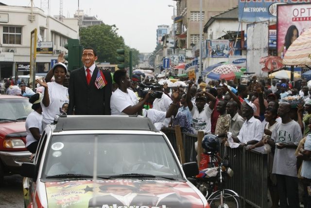 Obama v Ghaně