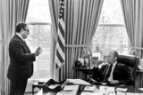 Gerald Ford se svým poradcem Henry Kissingerem.