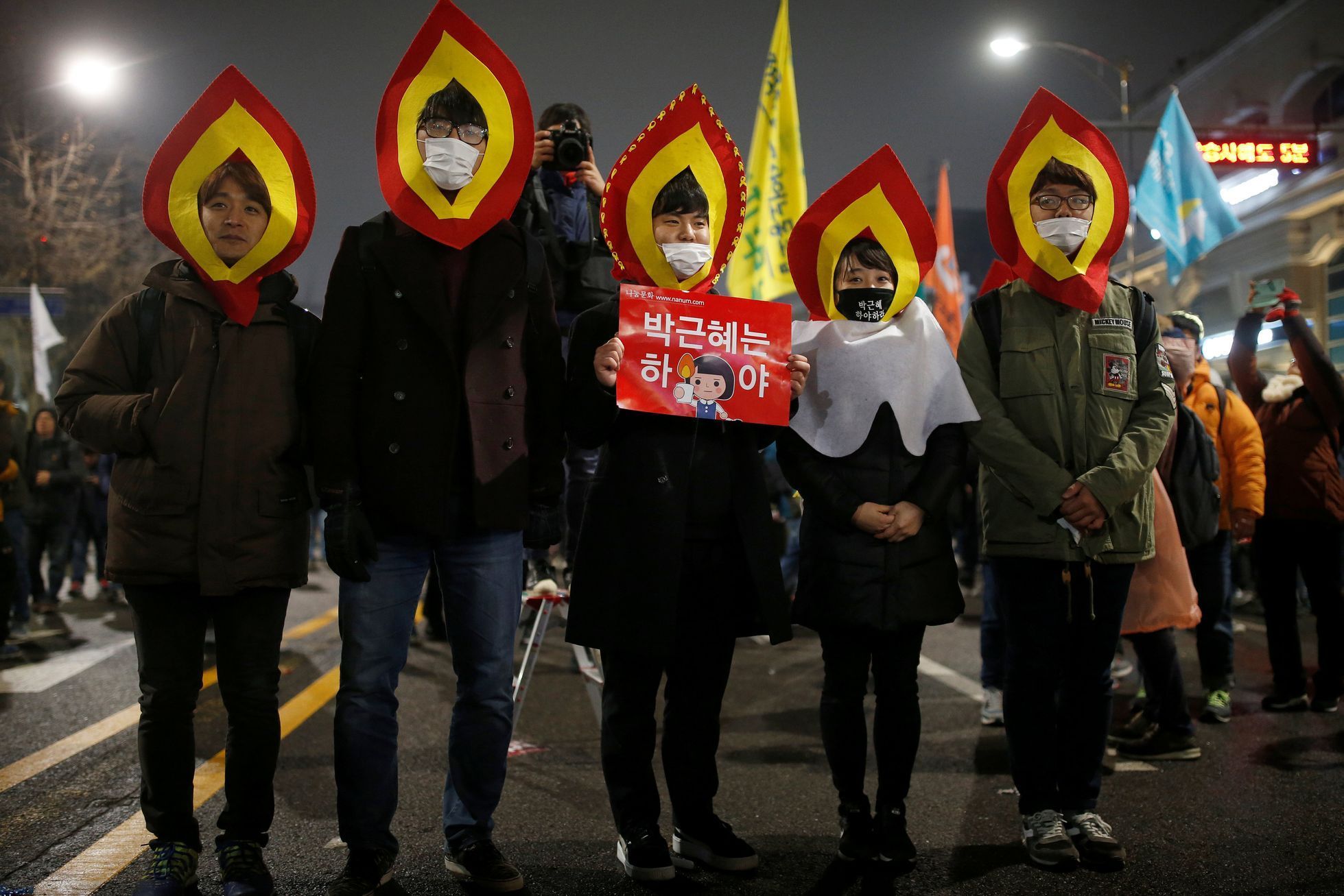 Protesty v Jižní Koreji, listopad 2016