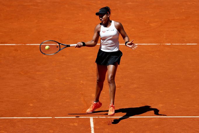 Tennis - WTA Premier Mandatory - Madrid Open - The Caja Magica, Madrid, Spain - May 9, 2019   Japan's Naomi Osaka in action during her quarter final match against Switzer