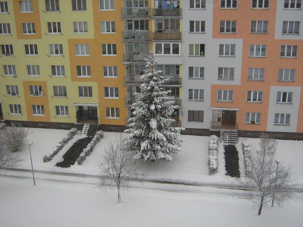 Sníh na Karlovarsku