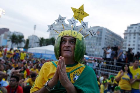 MS 2014, Kamerun- Brazílie: brazilská fanoušek