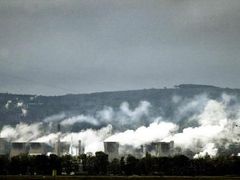 Snímek rafinerie koncernu BP v britském Grangemouthu.