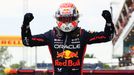 Max Verstappen z Red Bullu slaví triumf ve VC Kanady F1 2023.