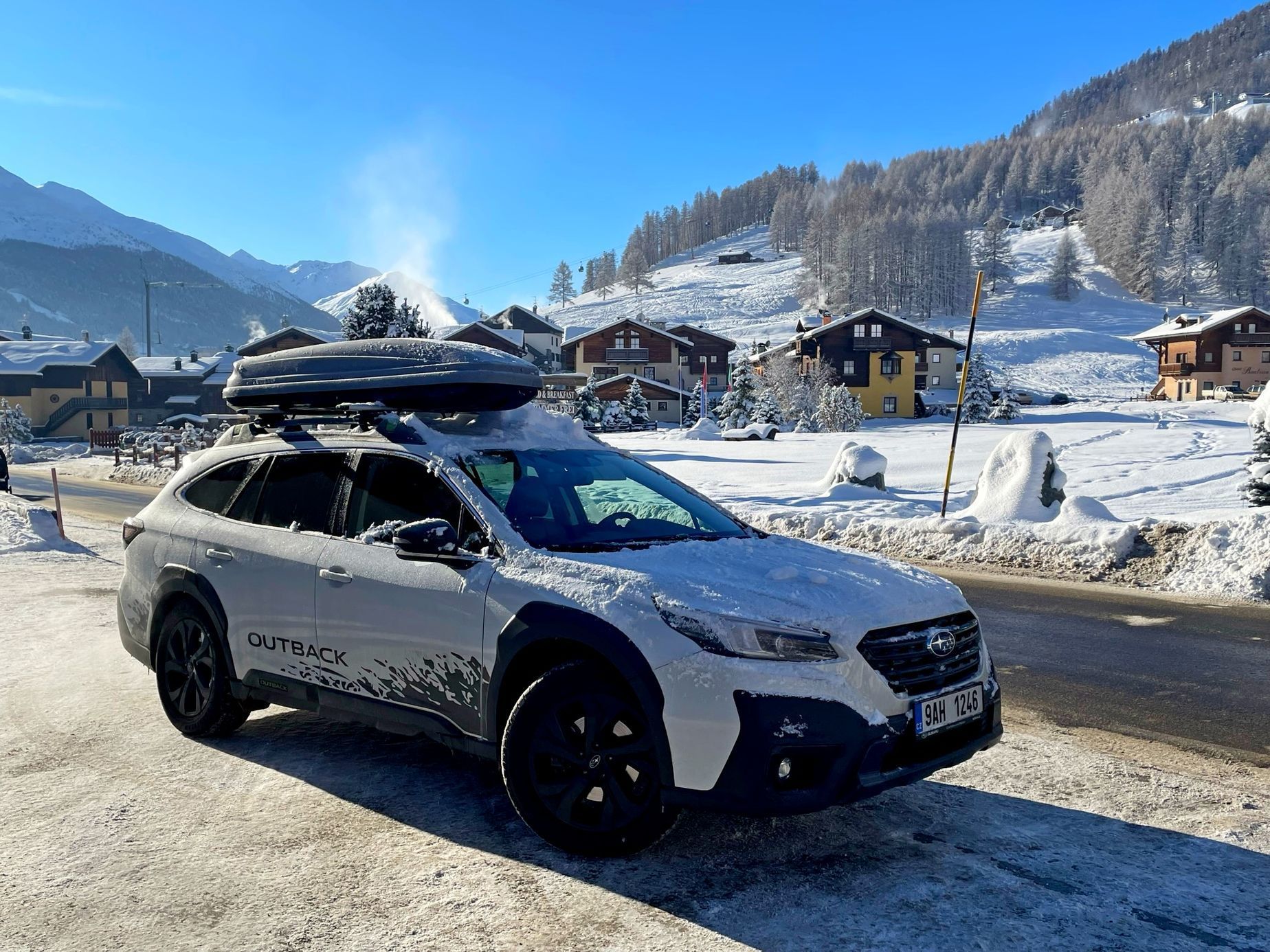 Cestopis Livigno a Subaru Outback 2022