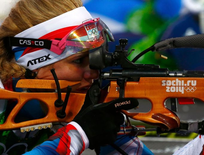 Soči 2014, biatlon, smíšená štafeta: Gabriela Soukalová