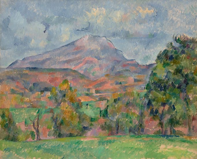 Paul Cézanne: Hora Sainte-Victoire, 1888 až 1890, vydraženo za 3,3 miliardy korun.