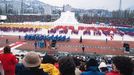 Zahajovací ceremoniál 14. zimních olympijských her v Sarajevu 8. února 1984.